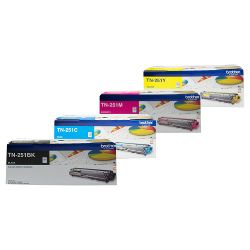 8 Pack Brother TN-251 Genuine Bundle
